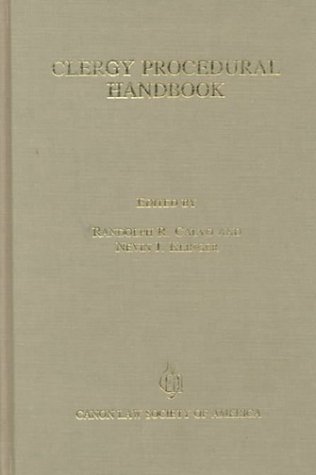 Clergy Procedural Handbook Cover