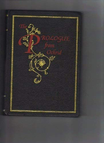 The prologue from Ochrid Cover