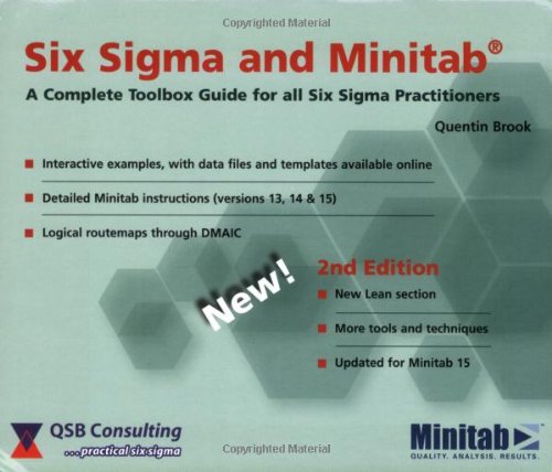 Six Sigma and Minitab Cover