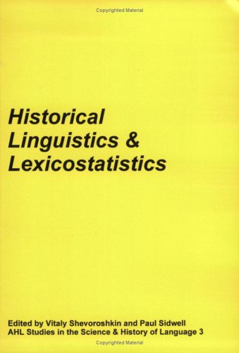 Historical linguistics & lexicostatistics Cover
