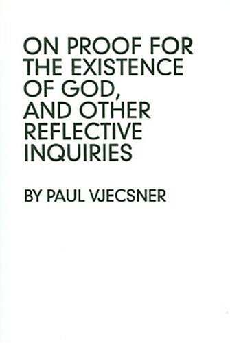 On proof for the existence of God, and other reflective inquiries Cover