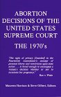 Abortion decisions of the United States Supreme Court Cover