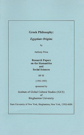 Greek philosophy Cover