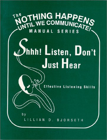 Shhh! Listen, Don't Just Hear Cover