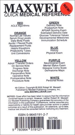 Maxwell Quick Medical Reference Cover