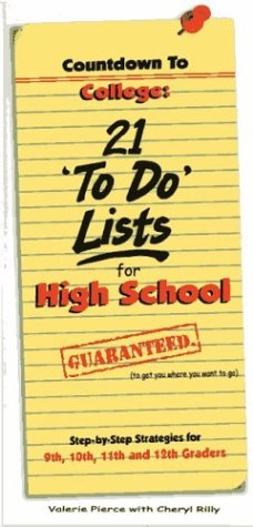 Countdown to College: 21 To Do Lists for High School  Cover