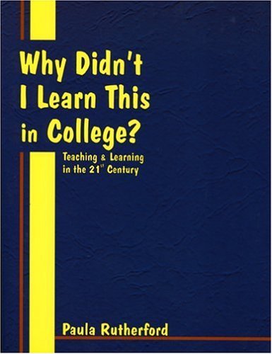 Why didn't I learn this in college? Cover