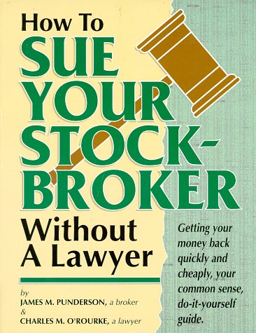 How to sue your stockbroker without a lawyer Cover