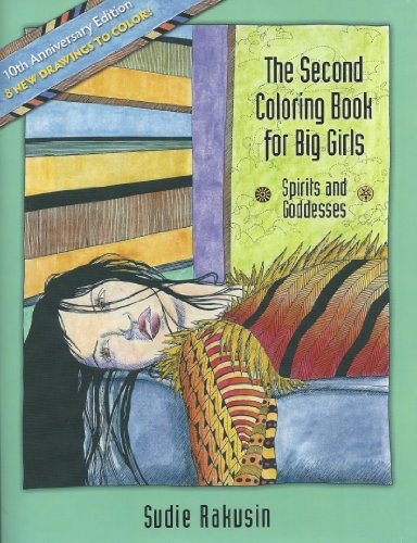 The Second Coloring Book for Big Girls Cover