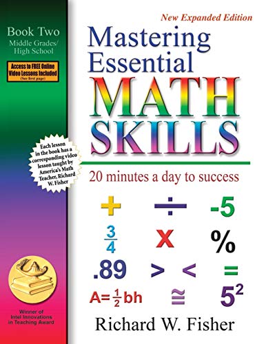 Mastering Essential Math Skills: 20 Minutes a Day to Success, Book 2 Cover