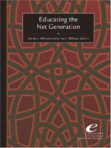 Educating the net generation Cover