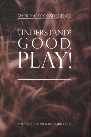 Understand? Good. Play!--Words of Consequence Cover