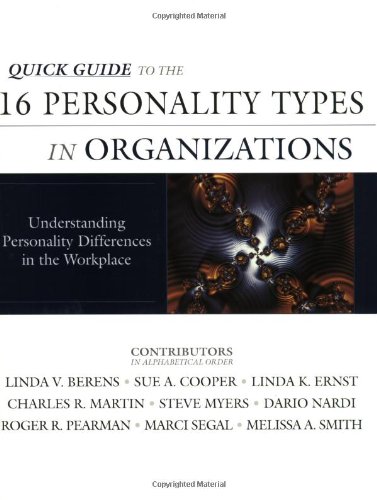 Quick Guide to the 16 Personality Types in Organizations Cover