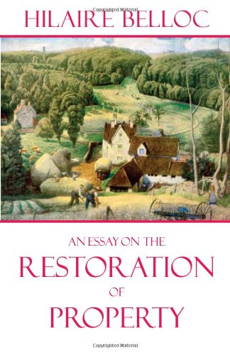 An Essay on the Restoration of Property Cover
