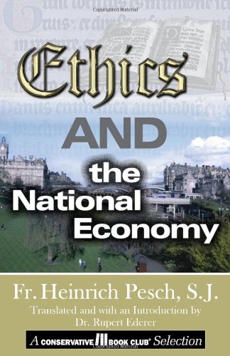 Ethics and the national economy Cover