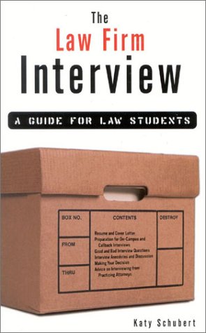 The Law Firm Interview Cover