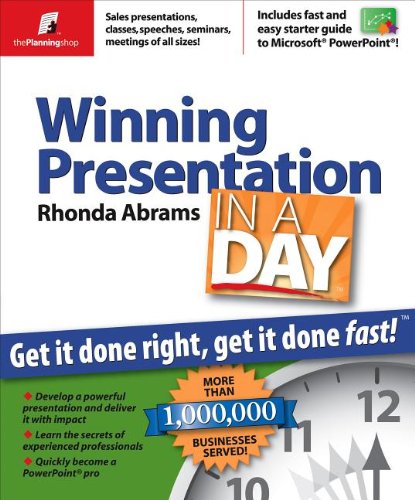 Winning Presentation in a Day Cover