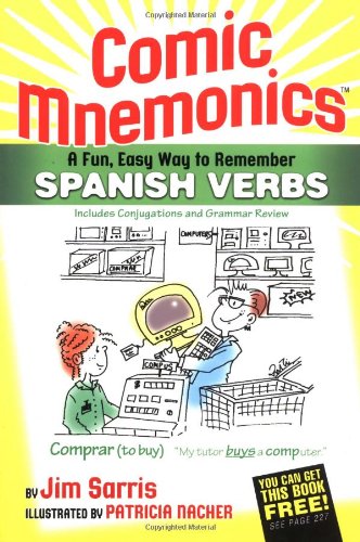 Comic Mnemonics for Spanish Verbs Cover