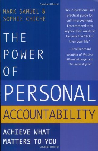 The Power Of Personal Accountability Cover