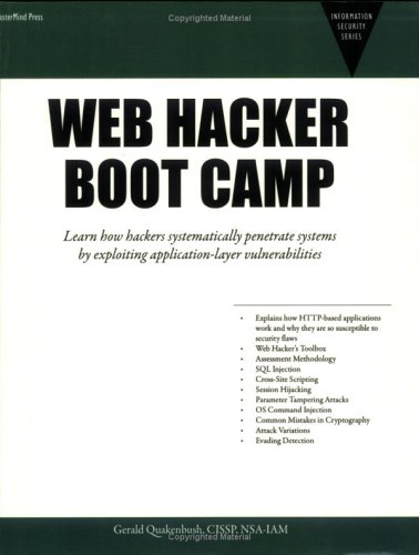 Web Hacker Boot Camp Cover