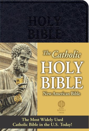 The Catholic Holy Bible - New American Bible, Black Bonded Leather Cover