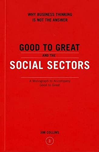 Good to great and the social sectors Cover