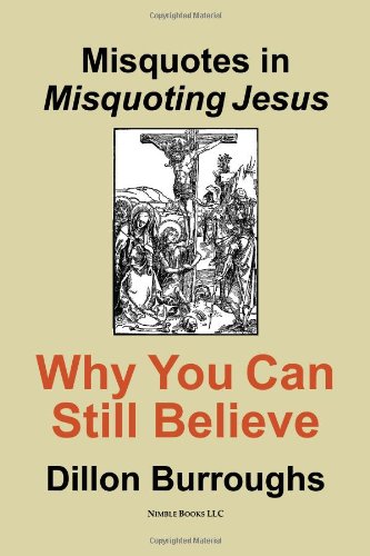 Misquotes in MISQUOTING JESUS Cover