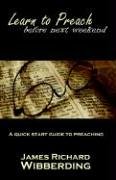 Learn to Preach Before Next Weekend Cover