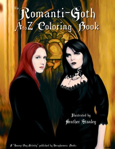 The Romanti-Goth A to Z Coloring Book Cover