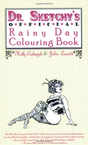 Dr. Sketchy's Official Rainy Day Colouring Book Cover