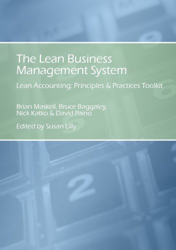 The Lean Business Management System; Lean Accounting Principles & Practices Toolkit Cover