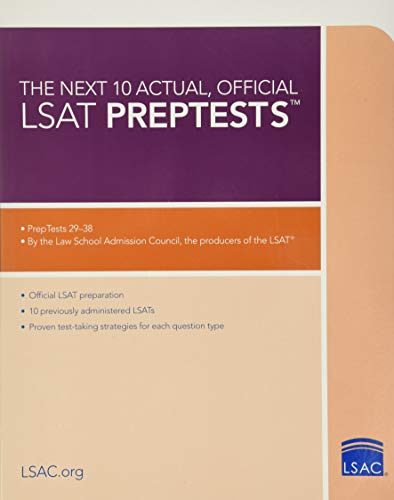 The Next 10 Actual, Official LSAT PrepTest (Lsat Series) Cover