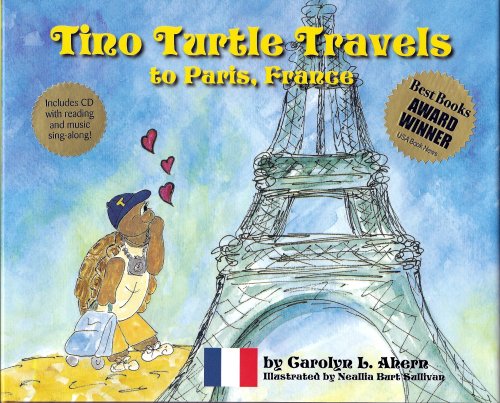 Tino Turtle Travels to Paris, France Cover