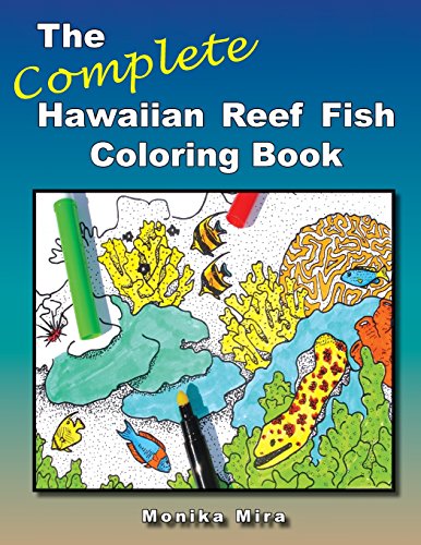 The Complete Hawaiian Reef Fish Coloring Book Cover