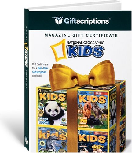 Giftscriptions Magazine Gift Certificate Cover