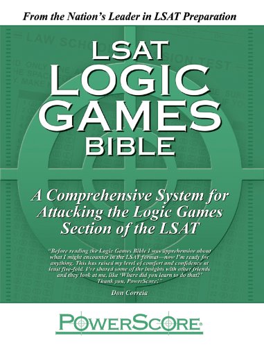 LSAT logic games bible Cover