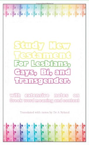 Study New Testament for Lesbians, Gays, Bi, and Transgender Cover