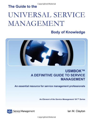 The Guide to the Universal Service Management Body of Knowledge Cover
