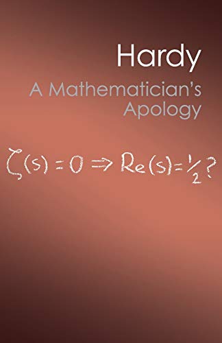 A mathematician's apology Cover