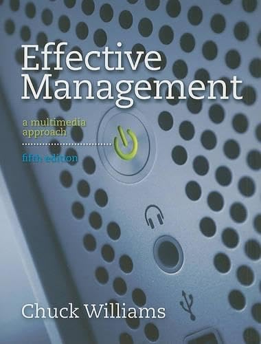 Effective management Cover