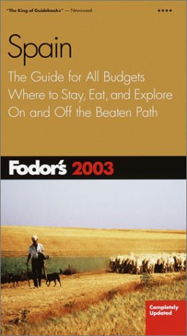Fodor's Spain 2003 Cover