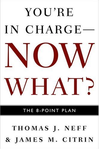 You're in charge, now what? Cover