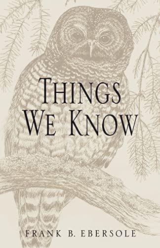 Things We Know Cover