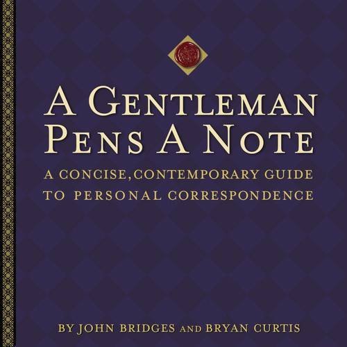 A Gentleman Pens a Note Cover