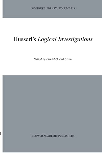 Husserl's Logical investigations Cover