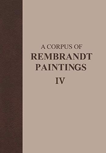 A Corpus of Rembrandt paintings Cover
