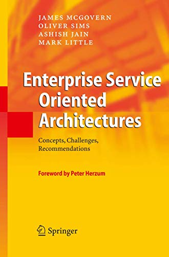 Enterprise Service Oriented Architectures Cover