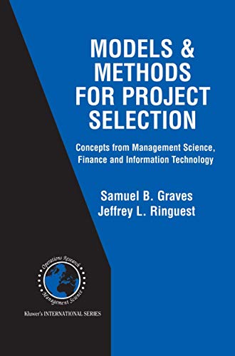 Models & methods for project selection Cover