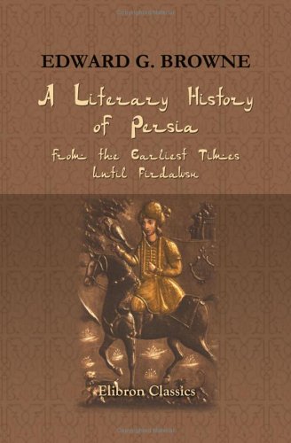 A Literary History of Persia  Cover