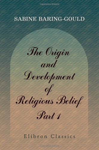 The origin and development of religious belief Cover